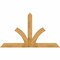 Ekena Millwork Richland Rough Sawn Timber Gable Bracket, Western Red Cedar, 84"W x 49"H x 4"D x 6"F, 14/12 Pitch GBW084X49X0406RIC00RWR - alternate 1